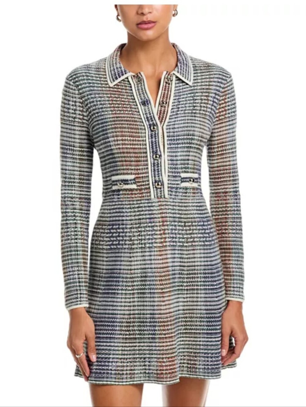 Veronica Beard, New No Tag.. LAUPER MINI DRESS Multicolor  - Women's - Picture 6 of 7